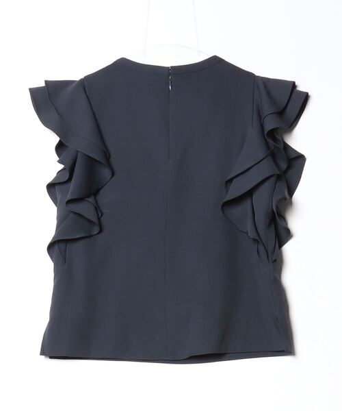 「Danny&Anne」 半袖ブラウス FREE ネイビー レディース_画像2