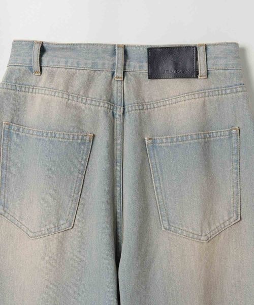 「JEANASIS」 加工デニムパンツ MEDIUM ブルー レディース