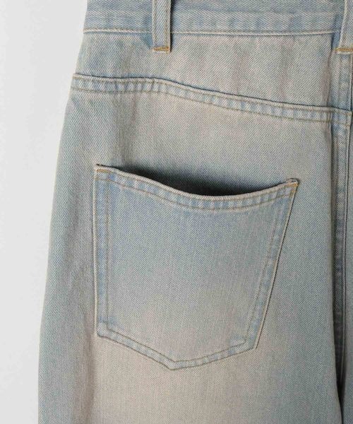 「JEANASIS」 加工デニムパンツ MEDIUM ブルー レディース