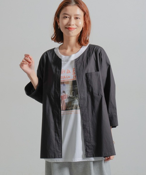 studio CLIP（スタディオクリップ） ブルゾン アウター ノーカラー