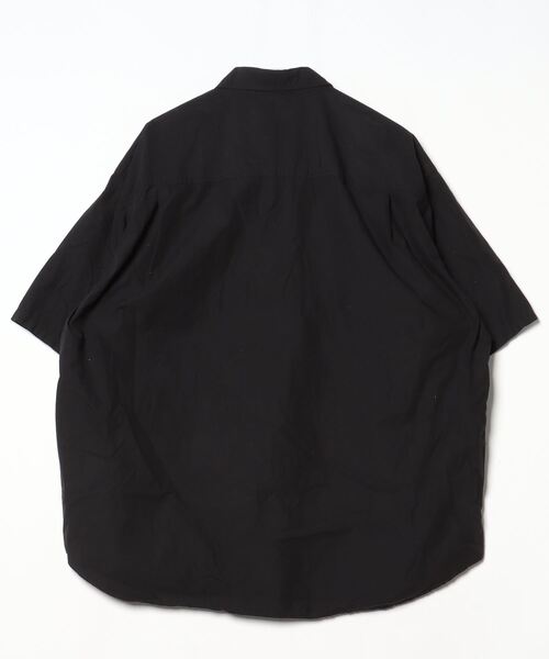「STUDIO SEVEN」 ワンポイント半袖シャツ X-LARGE ブラック メンズ_画像2
