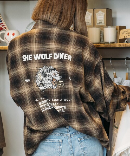FREAK'S STORE（フリークスストア） シャツ 限定展開 SHE WOLF DINER