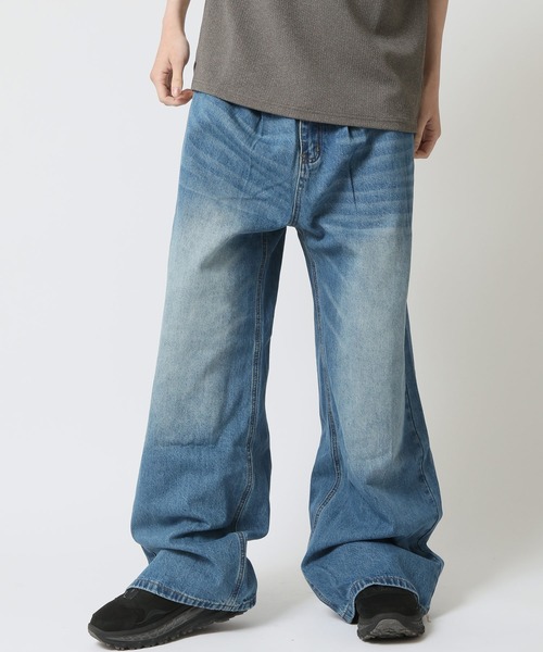 ARCADE（アーケード） ジーンズ タック入り ワイドレングス ビンテージ