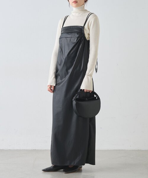 SHENERY（シーナリー） ワンピース レザーキャミワンピース : ZOZOTOWN