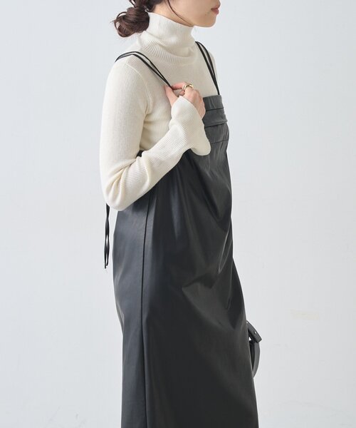 SHENERY（シーナリー） ワンピース レザーキャミワンピース : ZOZOTOWN