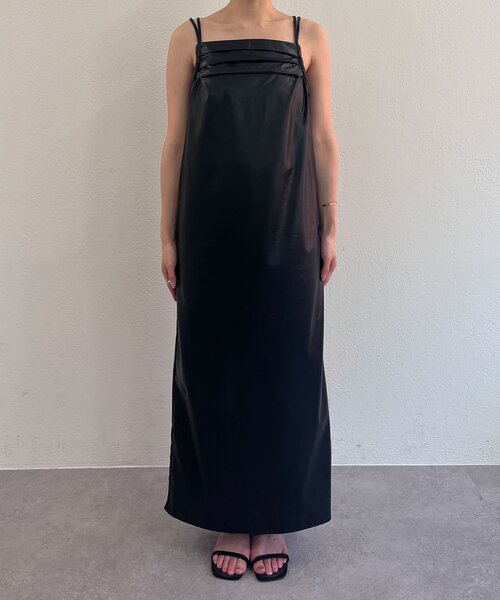 SHENERY（シーナリー） ワンピース レザーキャミワンピース : ZOZOTOWN