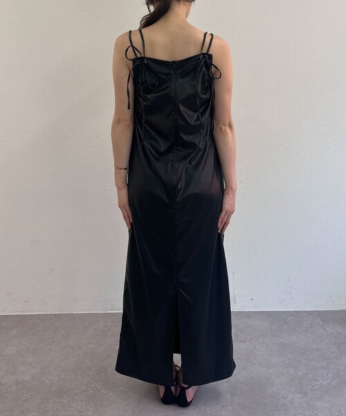 SHENERY（シーナリー） ワンピース レザーキャミワンピース : ZOZOTOWN