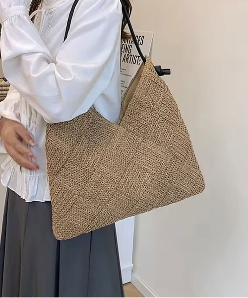 「ammy.」 かごバッグ FREE ナチュラル レディース_画像9