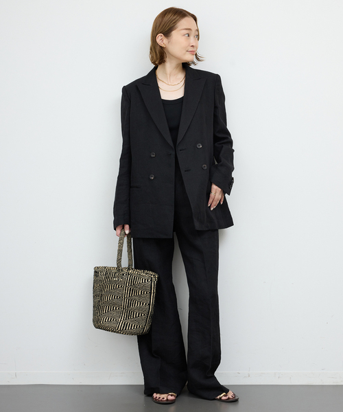 「Deuxieme Classe」 スラックス 34 アイボリー レディース