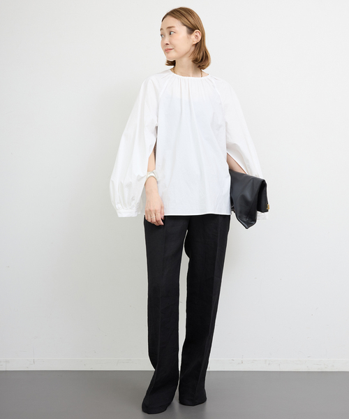 「Deuxieme Classe」 スラックス 34 アイボリー レディース