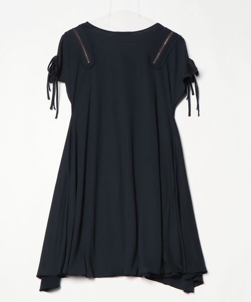 「mimi&roger」 ノースリーブワンピース O ネイビー レディース_画像2