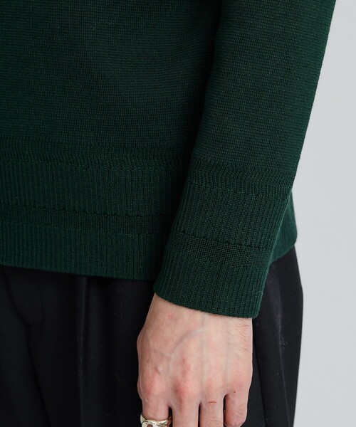 「WRAPINKNOT」 タートルネックニット 4 グリーン メンズ_画像5