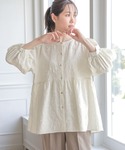 「GLOBAL WORK」 7分袖ブラウス F...の詳細画像4
