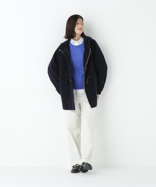 human woman（ヒューマンウーマン） ダッフルコート コート モッサ
