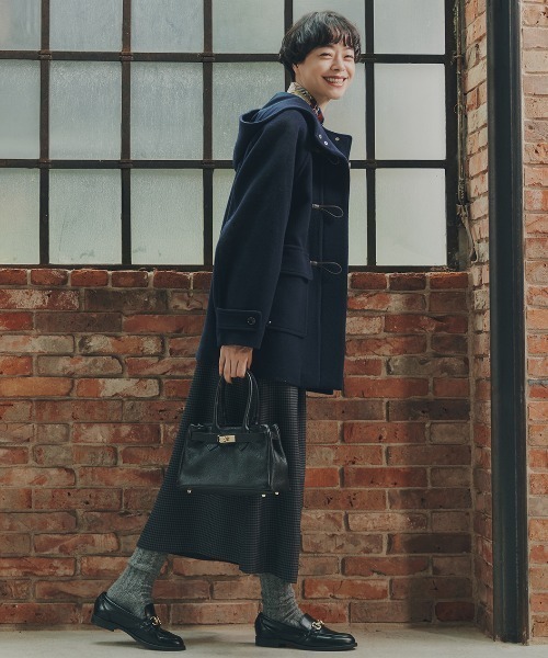 human woman（ヒューマンウーマン） ダッフルコート コート モッサ