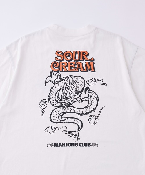 「Sourcream」 半袖Tシャツ FREE チャコールグレー メンズ_画像5