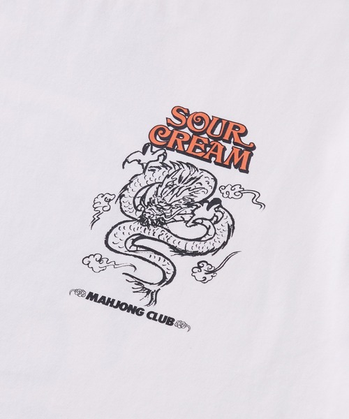 「Sourcream」 半袖Tシャツ FREE チャコールグレー メンズ_画像6