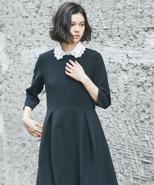 ワンピース Smile*size120 SMILE ORCHID（スマイルオーキッド） 長袖ワンピース M ブラック