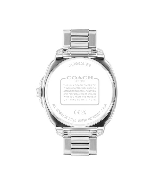 【希少品　新品電池】2980 COACH レディース腕時計 シルバー　ホワイト COACH（コーチ） 腕時計 KITT レディース ウォッチ レディース