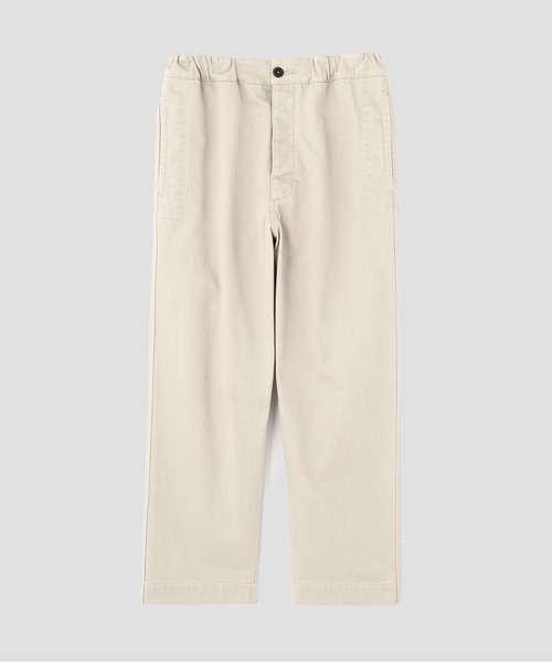 MHL.（エムエイチエル） パンツ ORGANIC COTTON SATEEN TROUSERS