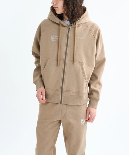 新品タグルーカRVCAベージュパーカー RVCA (ルーカ） RVCA HOODIE パーカー【2022年秋冬モデル】THN0