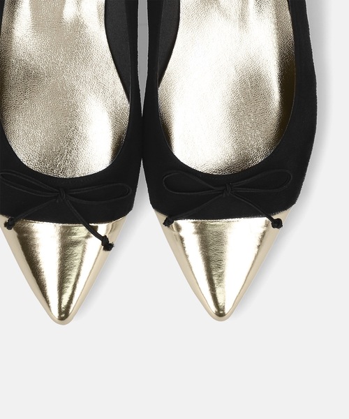 「MAMIAN」 シューズ 24.5cm ブラック レディース_画像4