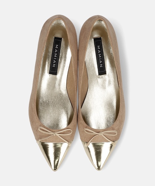 「MAMIAN」 シューズ 24.5cm ブラック レディース_画像9