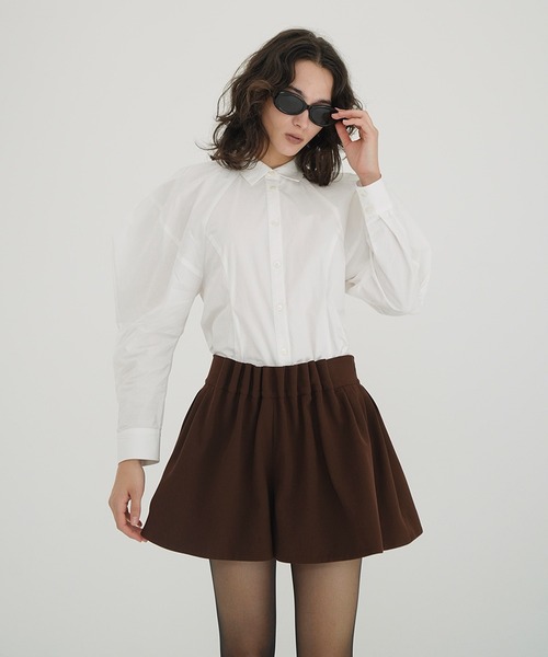 CLANE（クラネ） ブラウス シャツ VOLUME SLEEVE SHIRTS レディース