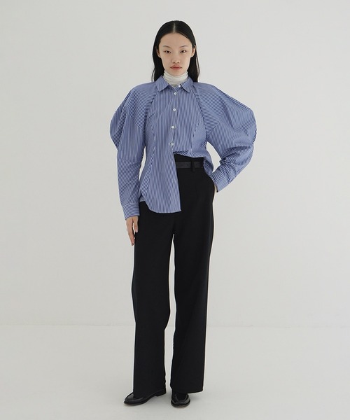 シャツ/ブラウス(長袖/七分) CLANE /VOLUME GATHER BALLOON SLEEVE TOPS CLANE（クラネ）の「VOLUME GATHER BALOON SLEEVE TOPS（シャツ
