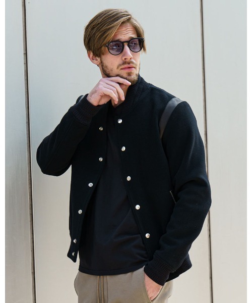 メンズ　スタジャン ブラック wjk スタジャン MEDIUM ブラック メンズ : ZOZOTOWN Yahoo!店 - 通販