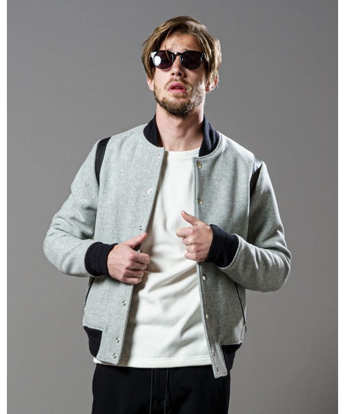 wjk スタジャン MEDIUM ブラック メンズ : ZOZOTOWN Yahoo!店 - 通販