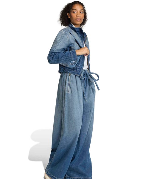 adidasアディカラー デニムレディース アディダス ジャージ トラックトップ 楽天市場】アディダス ファイヤーバード トラックトップ デニム adidas