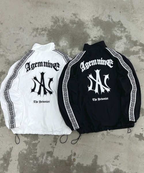 「A‘gem 9」 ナイロンブルゾン FREE ブラック メンズ_画像2