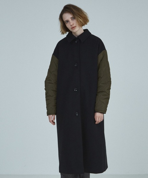 「NOMINE」 ステンカラーコート フリー アイボリー レディース_画像2