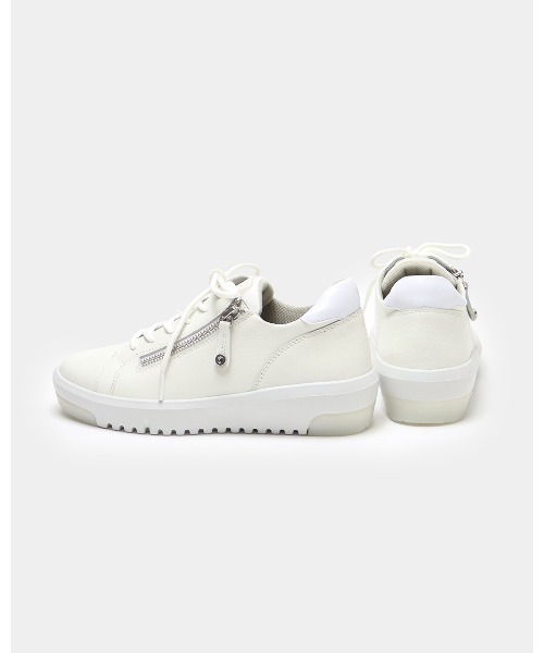 fitfit（フィットフィット） スニーカー サイドジップレザースニーカー
