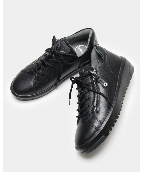fitfit（フィットフィット） スニーカー サイドジップレザースニーカー