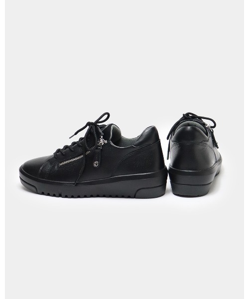 fitfit（フィットフィット） スニーカー サイドジップレザースニーカー