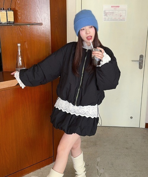 セットアップ パフジャケット＋バルーンスカートセットアップ レディース | LACーVERT | 02