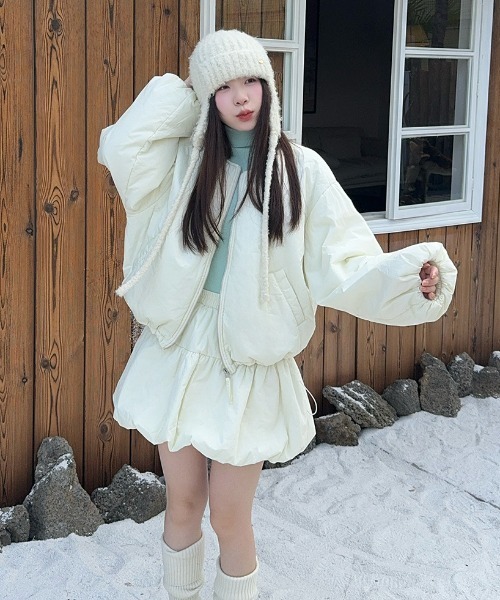 セットアップ パフジャケット＋バルーンスカートセットアップ レディース | LACーVERT | 04