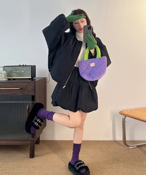 セットアップ パフジャケット＋バルーンスカートセットアップ レディース | LACーVERT | 17