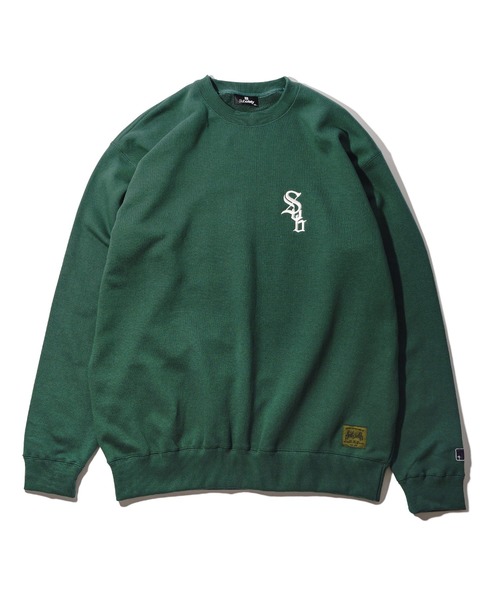 「Subciety」 スウェットカットソー X-LARGE グリーン メンズ_画像7