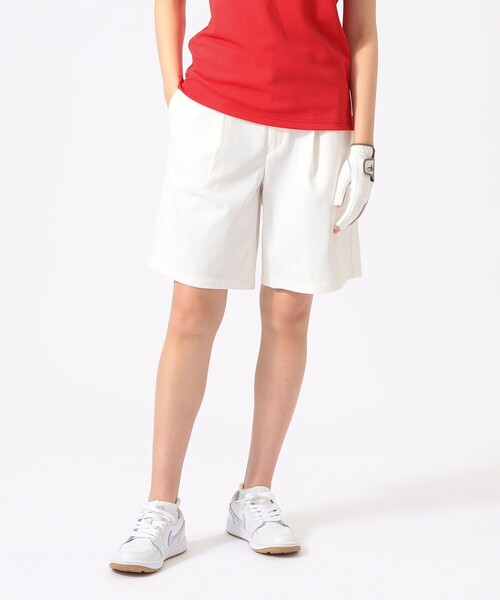 沖縄限定 #FR2 GOLF ハーフパンツ Mサイズ ホワイト BEAMS GOLF（ビームス ゴルフ） ハーフパンツ パンツ 短パン ORANGE