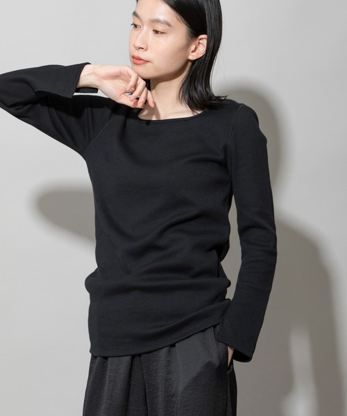 「Munich」 長袖カットソー - ベージュ レディース_画像4