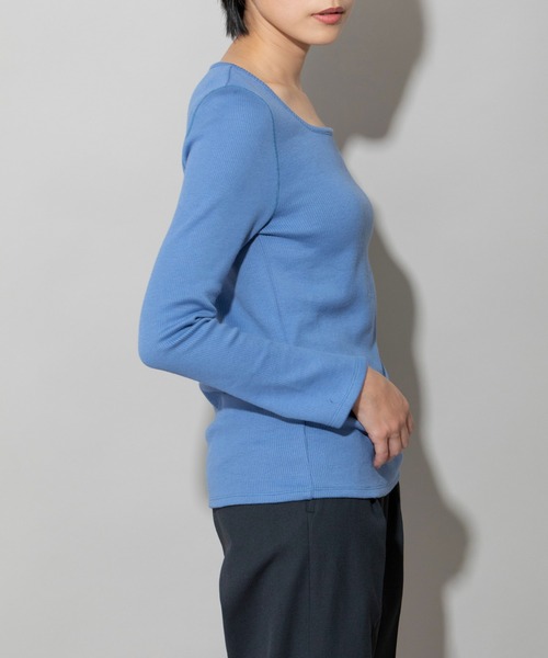 「Munich」 長袖カットソー - ベージュ レディース_画像8