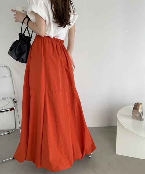 「Eclat one」 ロングスカート FREE アイボリー レディース_画像7