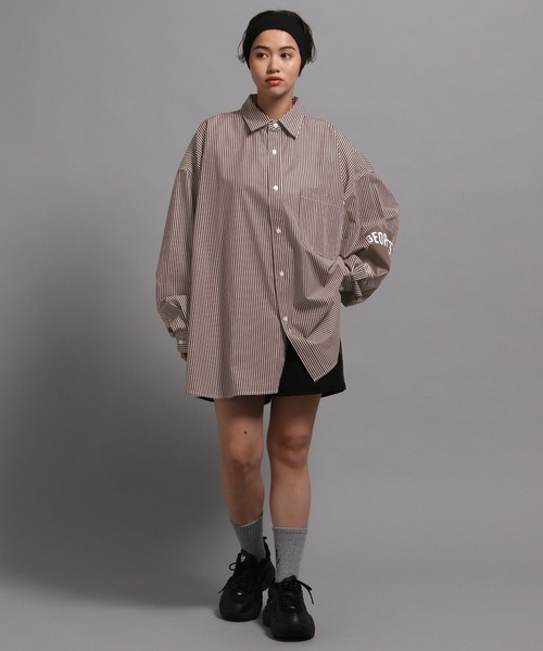 「GEORGE'S」 長袖シャツ LARGE ブルー メンズ_画像8