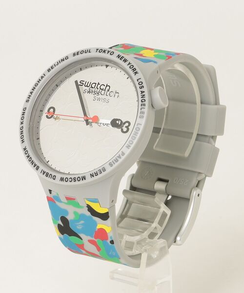 A BATHING APE（アベイシングエイプ） アナログ腕時計 FREE グレー