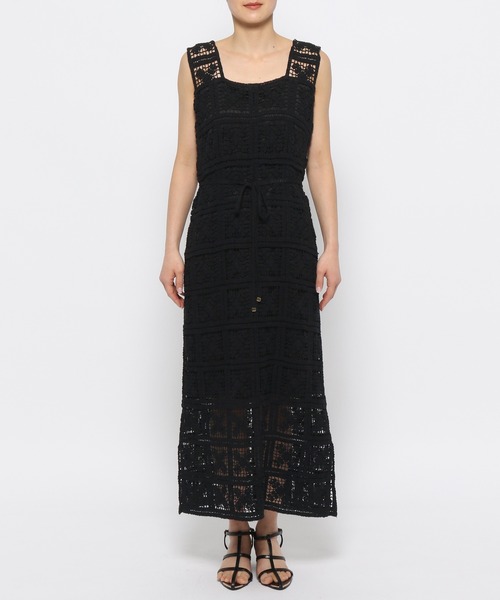 「mysty woman」 ニットワンピース FREE アイボリー レディース_画像5