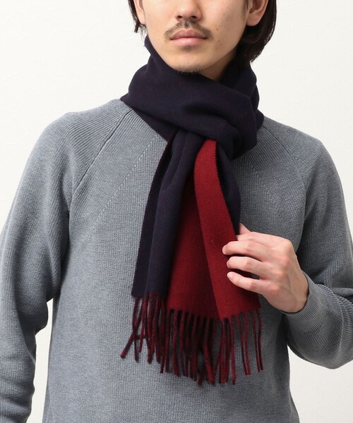 NOLLEY'S LIGHT（ノーリーズライト） マフラー カシミヤ混無地