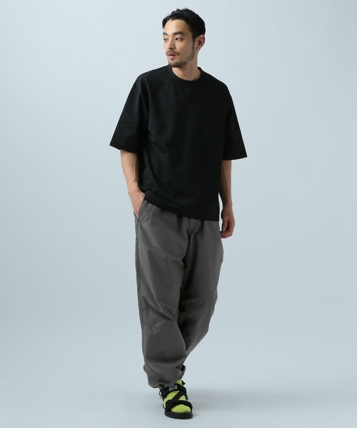 「BAYFLOW」 イージーパンツ LARGE カーキ メンズ_画像2